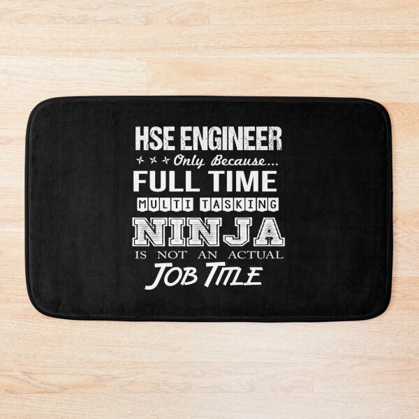 Item preview, Hse Engineer T Shirt - Multitasking Ninja Job Gift Item Tee designed and sold by merystowe1.