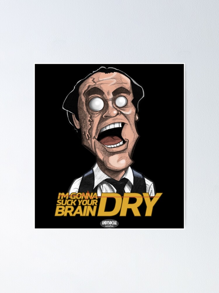 "Daryl Revok Scanners Halloween Horror movie scifi film" Poster for