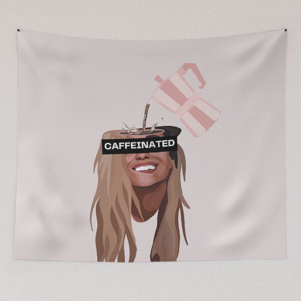 Item preview, COFFEE TO THE BRAIN CAFFEINATED SHIRT1 designed and sold by mjamerearieona.