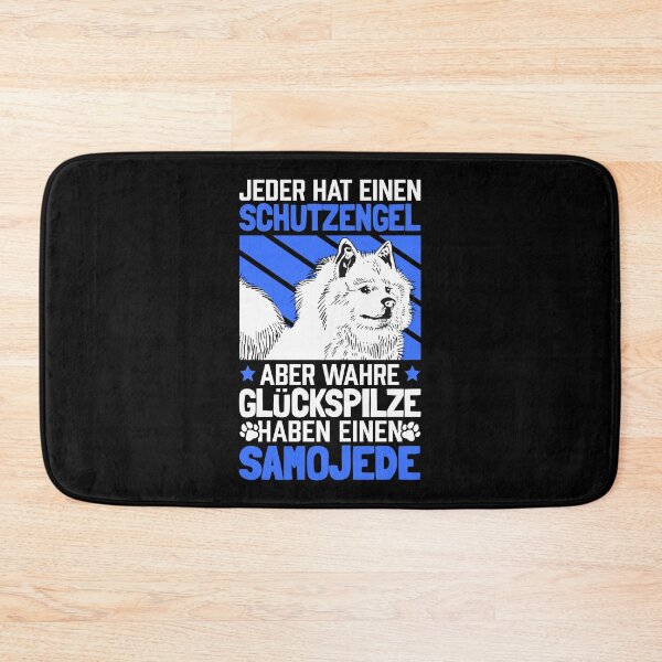 Item preview, Samoyed my guardian angel sled dog saying designed and sold by madgrfx.