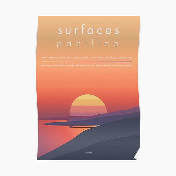 Surfaces Posters Redbubble