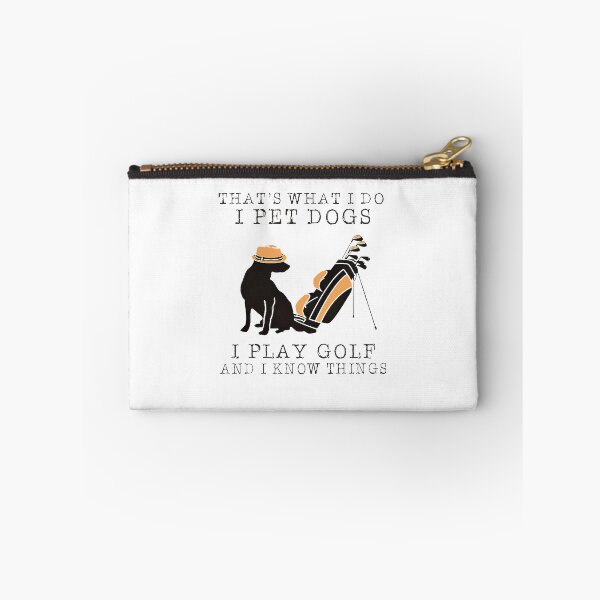Item preview, DOG GOLF LOVER THAT'S WHAT I DO I PET DOGS PLAY GOLF AND KNOW THINGS T-SHIRTS1 designed and sold by mjamerearieona.