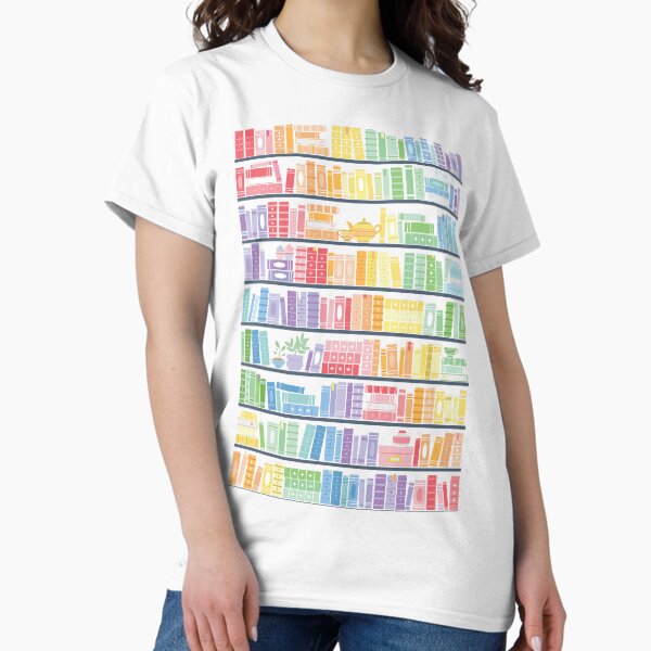 Item preview, Patrón de estantería de libros de arco iris designed and sold by Kit Cronk.