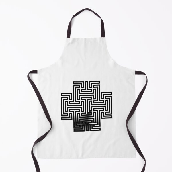 Item preview, Geometric Maze Pattern Swastika Black designed and sold by smashers25.