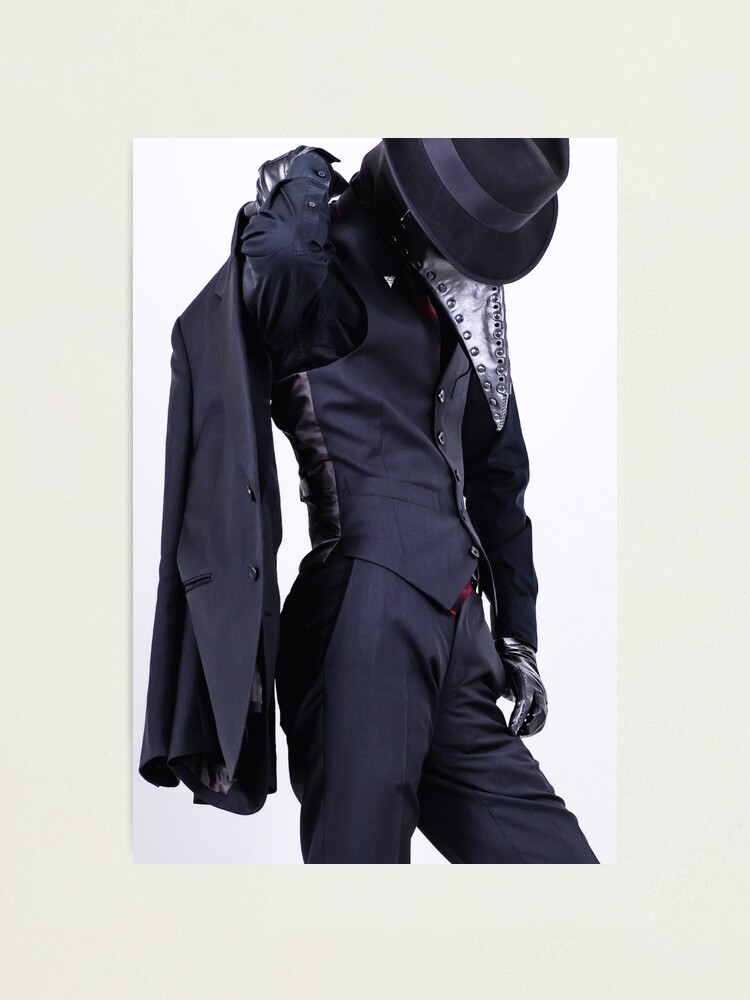 Black Gothic Gentleman Steampunk Suit for Men 