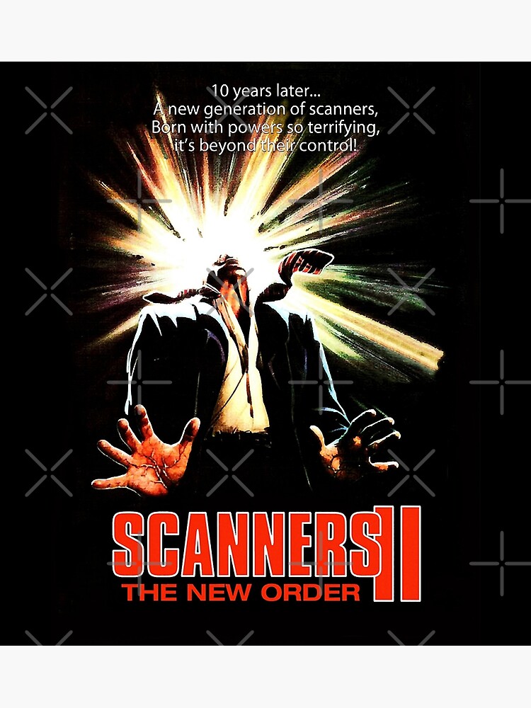 "Scanners 2 The New Order Halloween Horror movie scifi film" Poster for