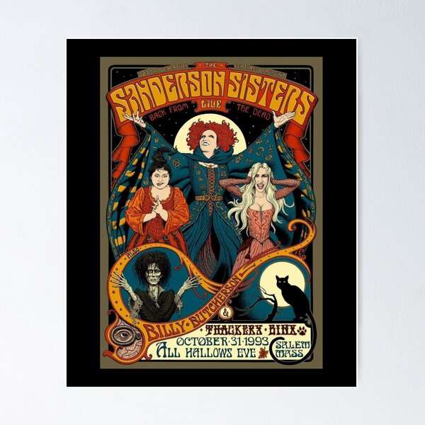 Item preview, sanderson sisters tour poster designed and sold by smashers25.