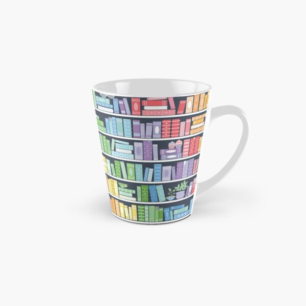 Home & Living :: Kitchen & Dining :: Drinkware :: Mugs :: Book Mug for  Reading Lover, Librarian Coffee Cup, Cottagecore Lavender Reading Mug