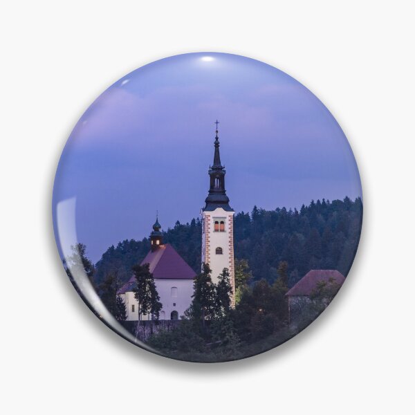 Item preview, Lake Bled in Slovenia in blue hour designed and sold by Felix Bautz.