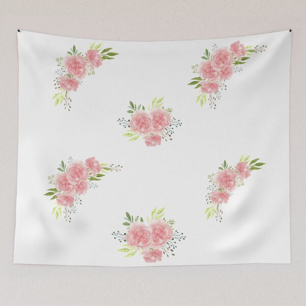Item preview, Watercolor Pink Carnations designed and sold by TropicalFlorals.