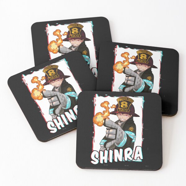 Artikelvorschau, Shinra - Fire Boy Essential T-Shirt entworfen und verkauft von pleasanta.