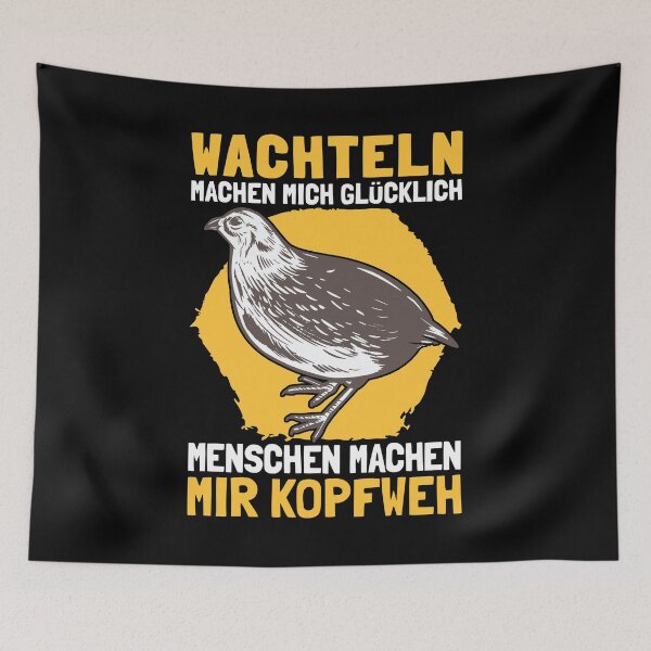 Item preview, Quail make happy quail farmers saying designed and sold by madgrfx.