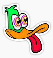 Trippy Duck Sticker