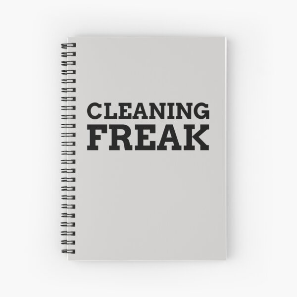 Cleaning Freak Spiral Notebook