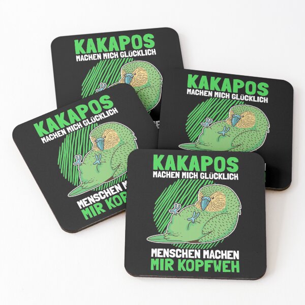 Item preview, Kakapo make happy New Zealand parrot saying designed and sold by madgrfx.