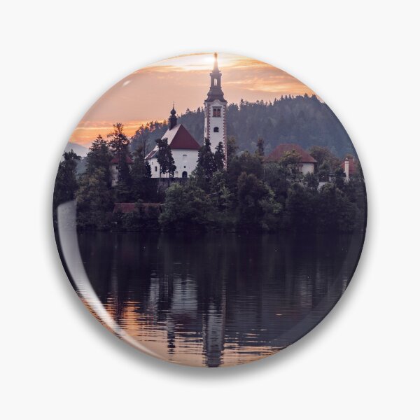 Item preview, Lake Bled in Slovenia at sunrise designed and sold by Felix Bautz.