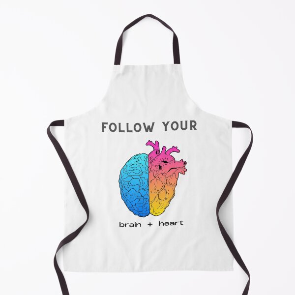 Item preview, Follow your heart and brain designed and sold by OonaLo.