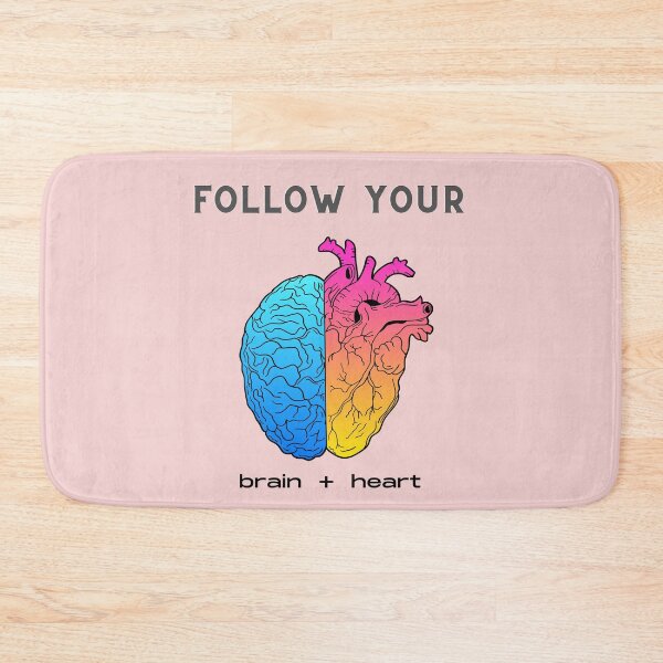 Item preview, Follow your heart and brain designed and sold by OonaLo.
