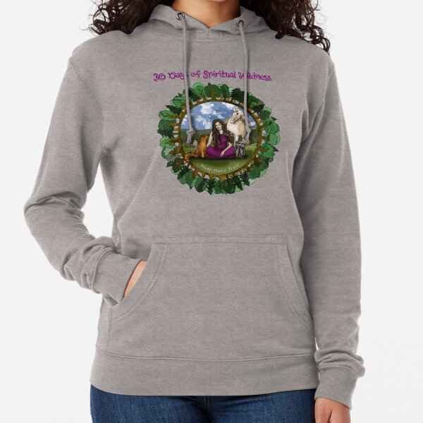 30 Days of Spiritual Wildness - With Course Name Lightweight Hoodie