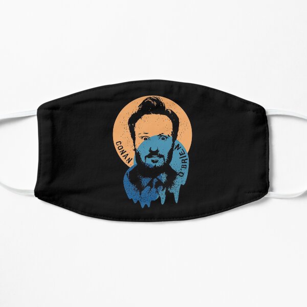 Conan O'Brien Portrait Melted Sprinkle Flat Mask