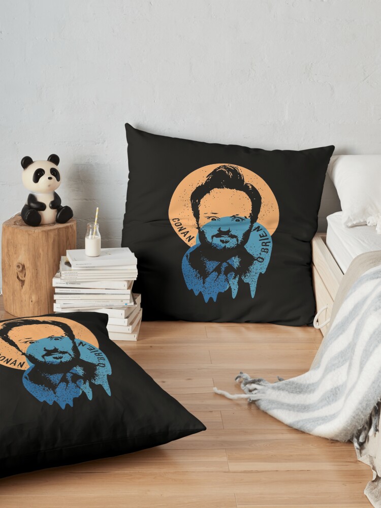Alternate view of Conan O'Brien Portrait Melted Sprinkle Floor Pillow