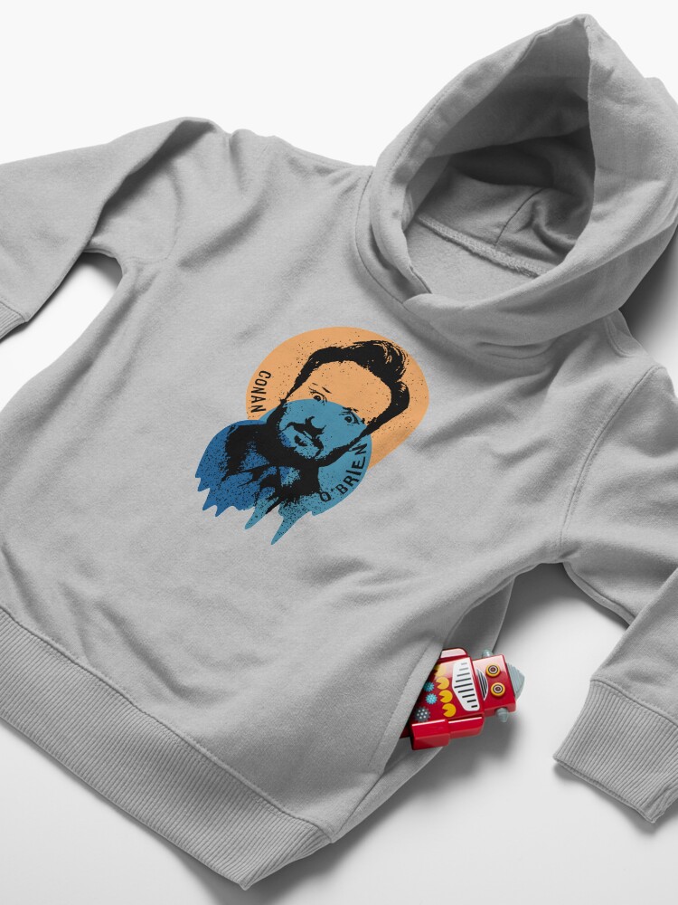 Alternate view of Conan O'Brien Portrait Melted Sprinkle Toddler Pullover Hoodie
