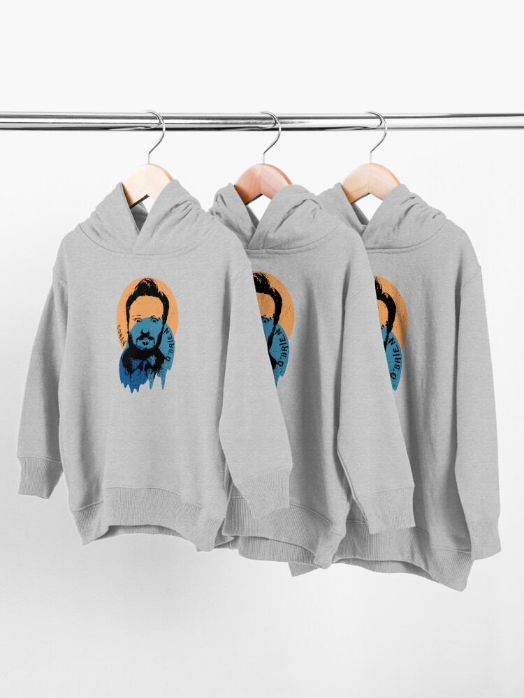 Alternate view of Conan O'Brien Portrait Melted Sprinkle Toddler Pullover Hoodie