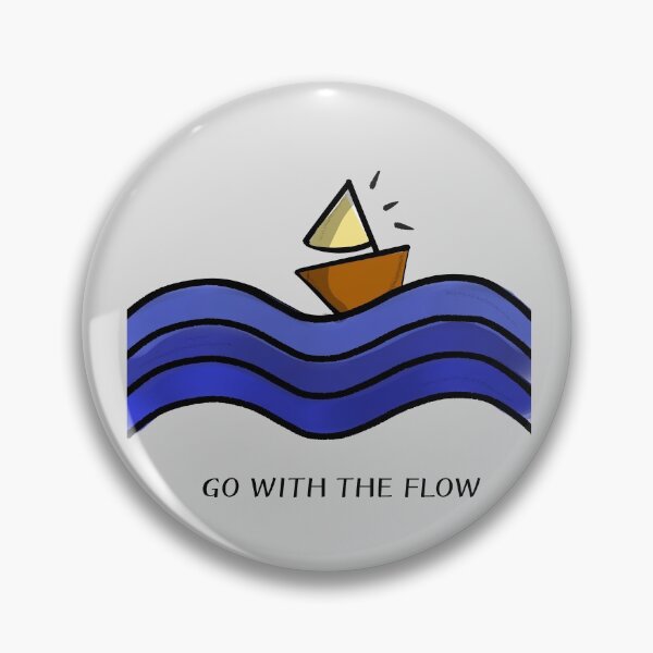 Item preview, Go with the Flow quoted design designed and sold by Dhruthi Shetty.