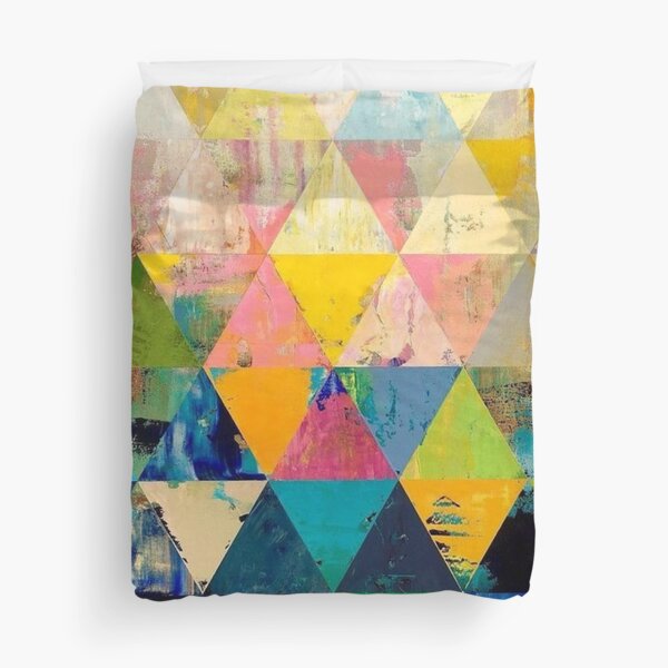 VINTAGE RETRO COLORS DESIGN Duvet Cover