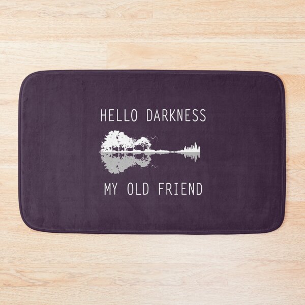 Item preview, Hello Darkness My Old Friend Guitar Lake Shadow designed and sold by kidcrying.