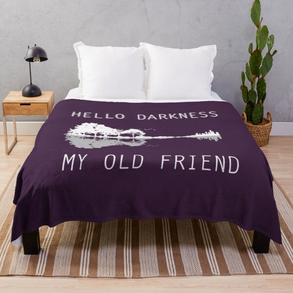 Item preview, Hello Darkness My Old Friend Guitar Lake Shadow designed and sold by kidcrying.
