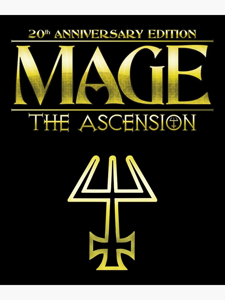 "Mage The Ascension 20th Anniversary" Poster for Sale by kidcrying ...