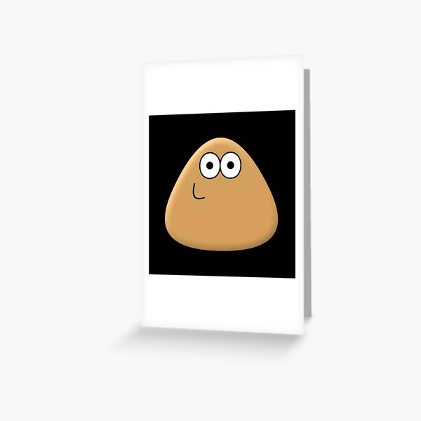 Pou Greeting Cards for Sale