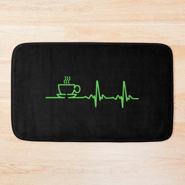 Item preview, Morning Coffee Heartbeat EKG  designed and sold by DarianaBernhard.