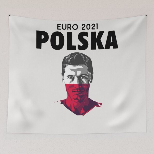 Item preview, Polska Euro 2021 art Classic T-Shirt designed and sold by pleasanta.