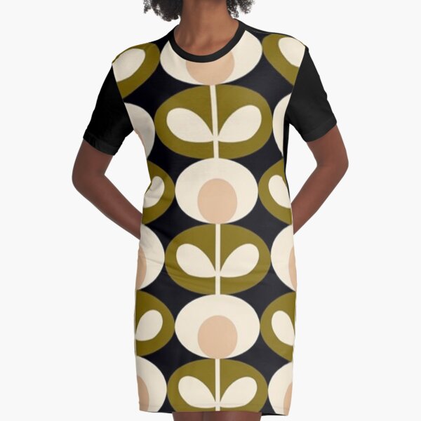orla kiely- abstract flowers design Graphic T-Shirt Dress