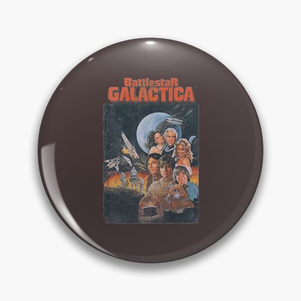 Item preview, Vintage Distressed Battlestar Galactica T-Shirt designed and sold by balyxstudio11.