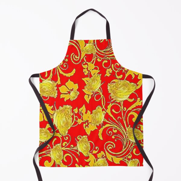 Item preview, GOLDEN ROSES GARDEN ABSTRACT RED ABSTRACT designed and sold by sharlesart.