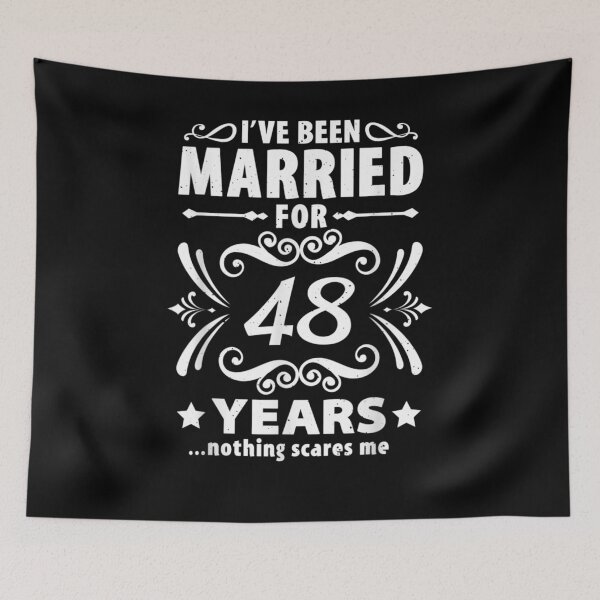 Item preview, Couples Married 48 Years Funny 48th Wedding Anniversary  designed and sold by laurader.