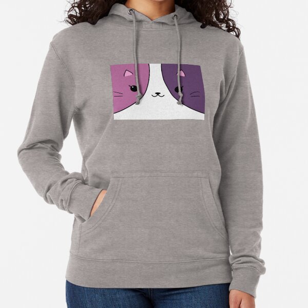 Aphmau cat pink and purple Lightweight Hoodie