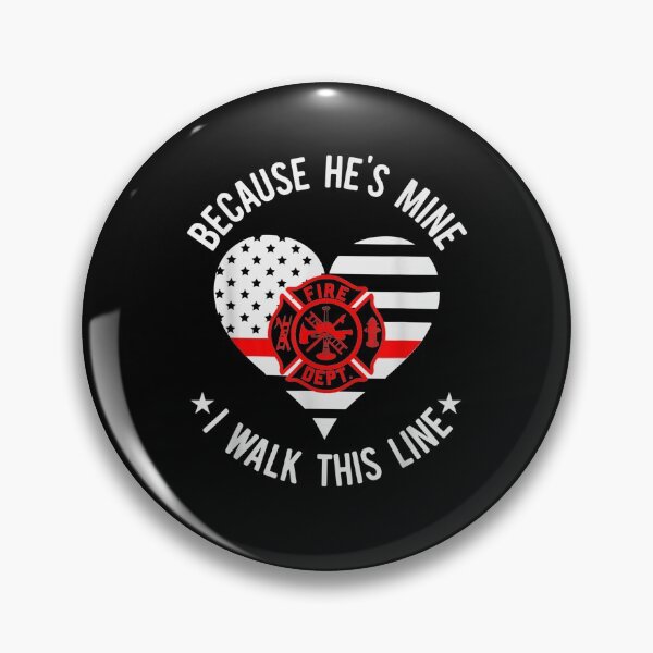 Item preview, Thin Red Line Firefighter Love American Flag Heart  designed and sold by jerrie9.