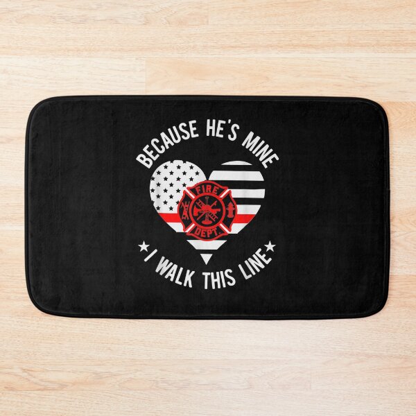 Item preview, Thin Red Line Firefighter Love American Flag Heart  designed and sold by jerrie9.