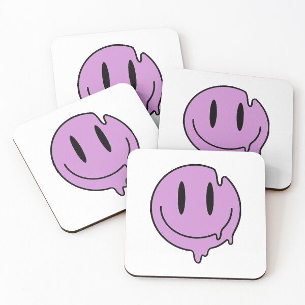 Aperçu de l'œuvre Visage souriant Drippy créée et vendue par designedbylils.