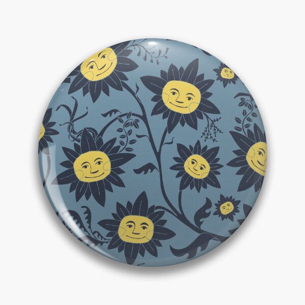 Item preview, Happy Floral Blue designed and sold by Sandee ..