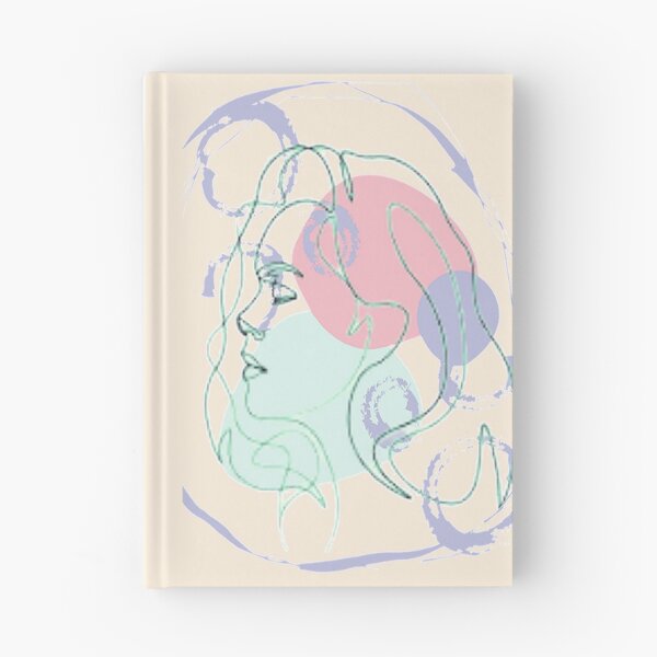 Item preview,  Minimalist Linear Abstract Feminine Face, nr 3,graphic psychedelic abstract art, trippy graphic psychedelic arte abstracto designed and sold by Adri Barnard.