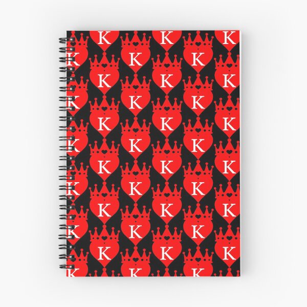 Item preview, king or queen crowned red heart with letter K designed and sold by ronaldsonou.