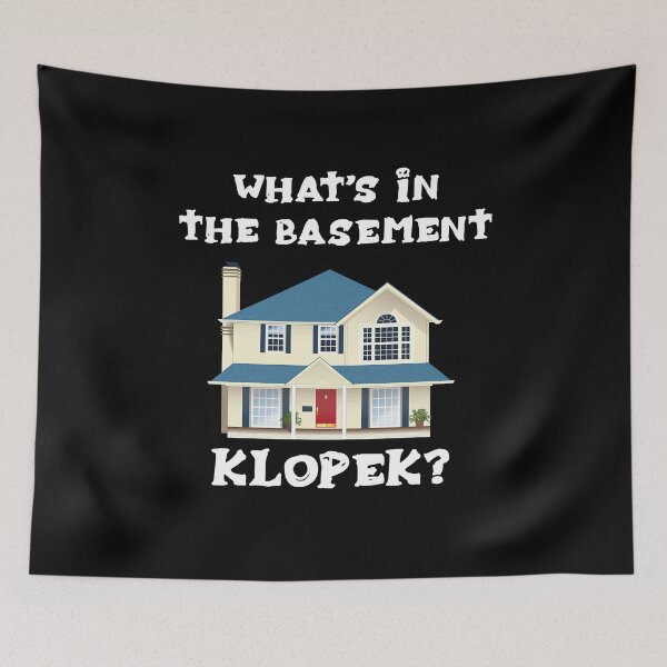 Item preview, What's In the Basement Klopek designed and sold by ExploreTheBurbs.