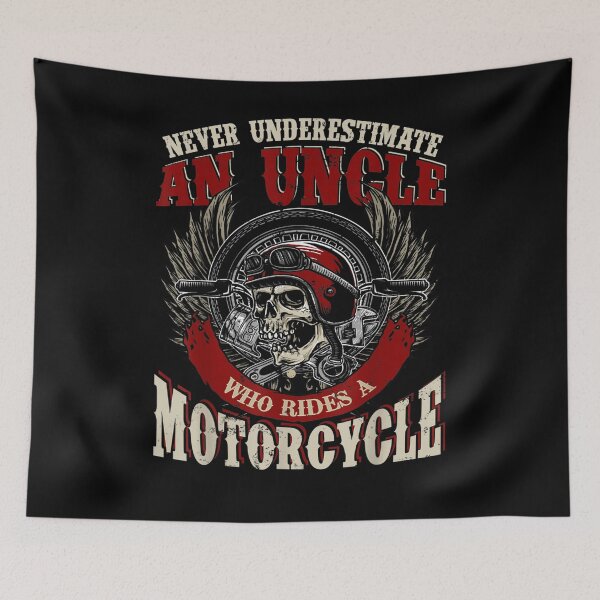Item preview, Never Underestimate Uncle Who Rides A Motorcycle Fathers Day  designed and sold by jerrie9.