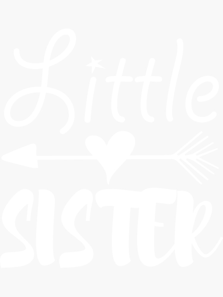 "Little sister" Sticker by dalton666 Redbubble