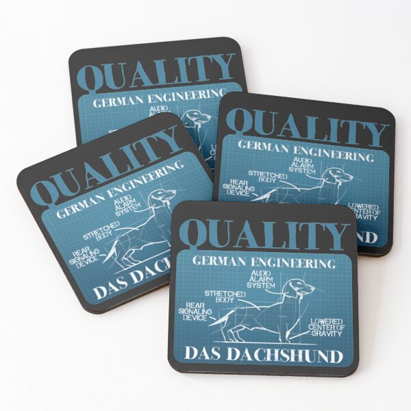 Item preview, Quality German Engineering Das Dachshund Shirt  designed and sold by StarcyWol.